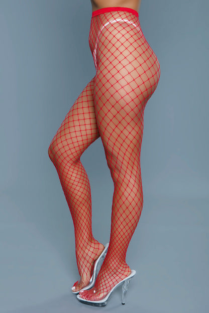 Can't Back Down Large Fishnet Pantyhose (All)