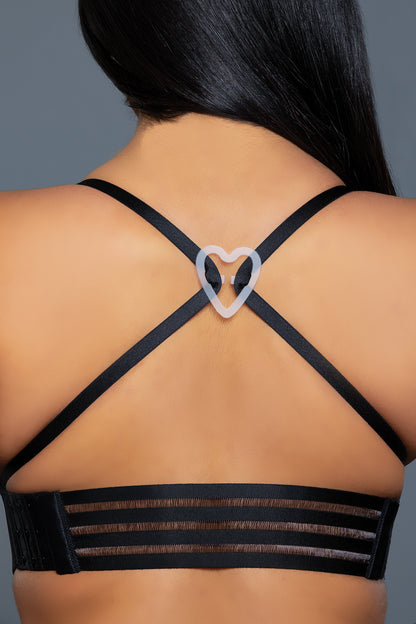 Heart Bra Strap Converter Clip