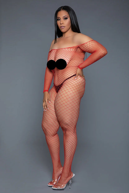 Queen Catch Me Fishnet Body Stocking