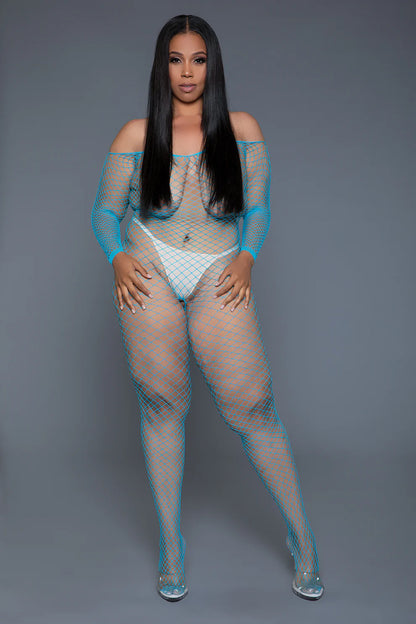 Queen Catch Me Fishnet Body Stocking