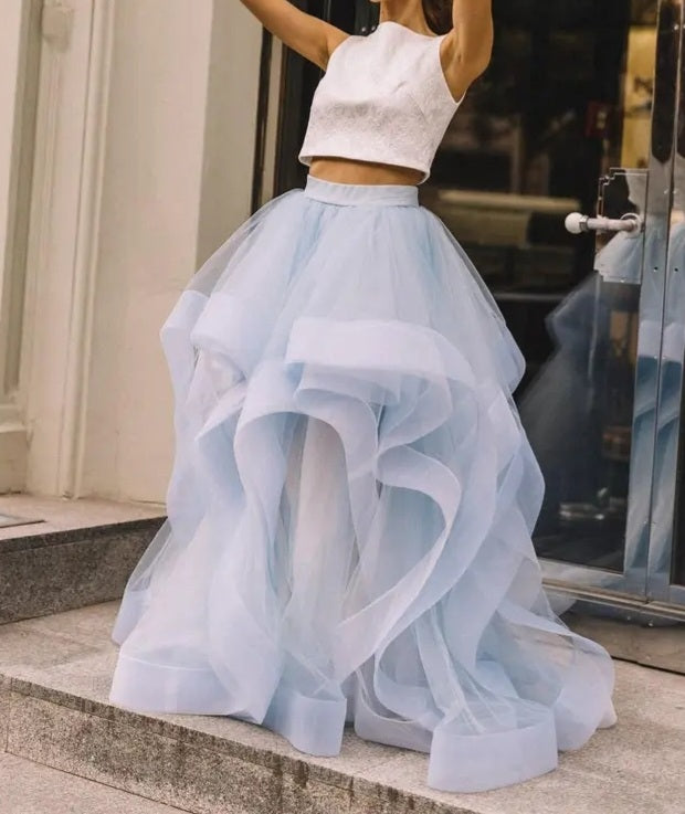 Custom Layered Organza Detachable Full A Line Wedding Skirt All Sizes/Colors