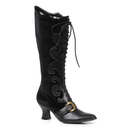 Fain-253 Velvet Witch Boots