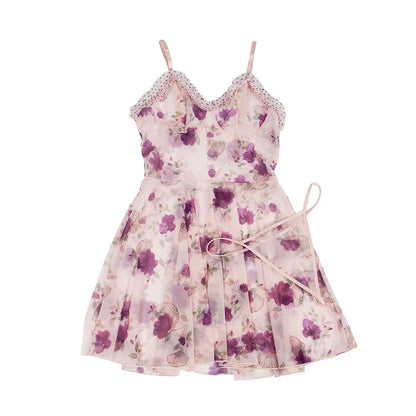 Floral Dream Sheer Babydoll Set