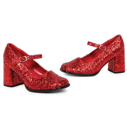 Eden-G-300 Glitter Mary Jane Pumps