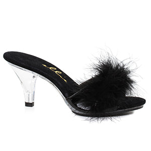 Sasha-305 3" Heel Glamour Slippers