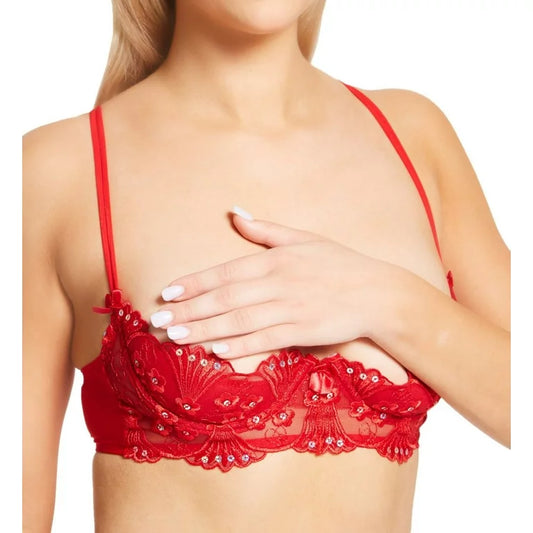 Sequin Embroidery Bra