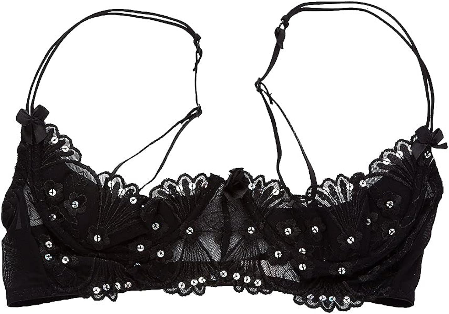 Queen Sparkle & Shine Embroidered Shelf Bra