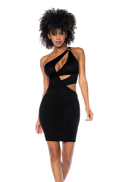 Club Vibes Asymmetrical Dress