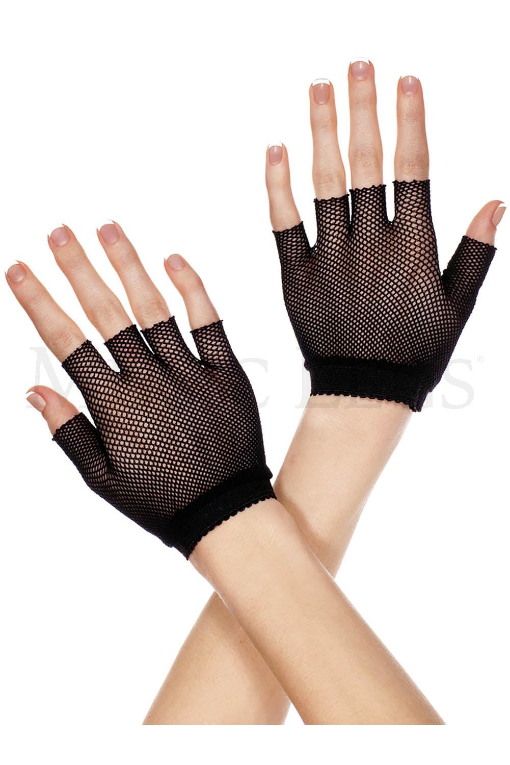 Fingerless Fishnet Gloves