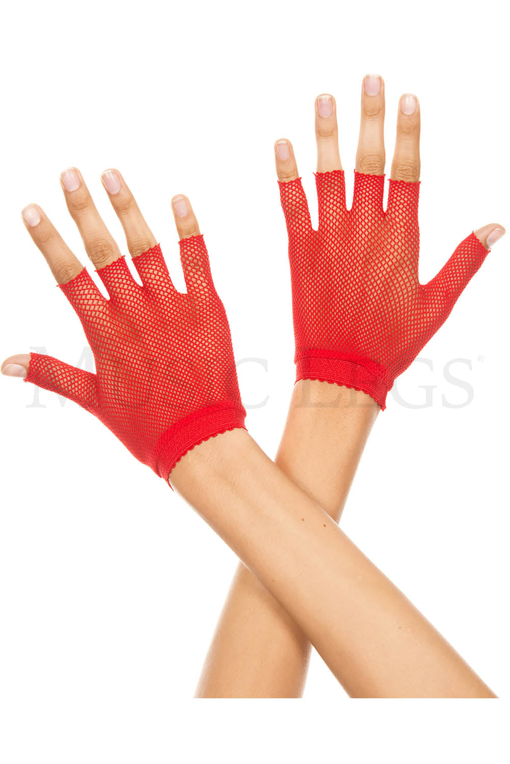 Fingerless Fishnet Gloves