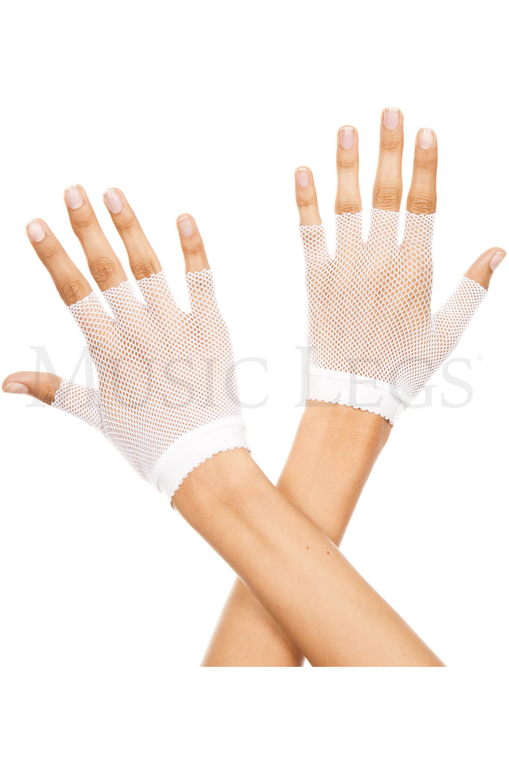 Fingerless Fishnet Gloves