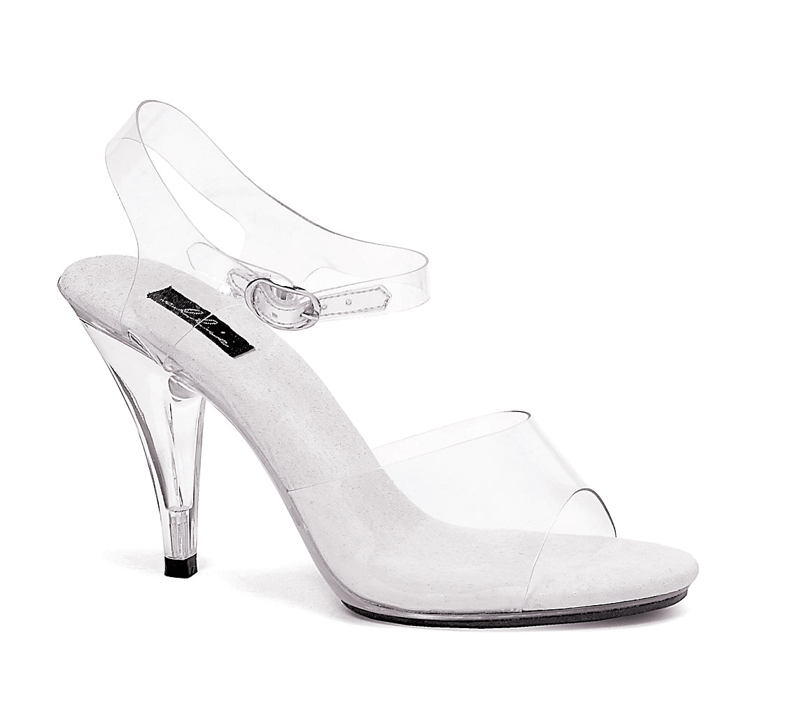 Brook-405 4" Heel Clear Sandals