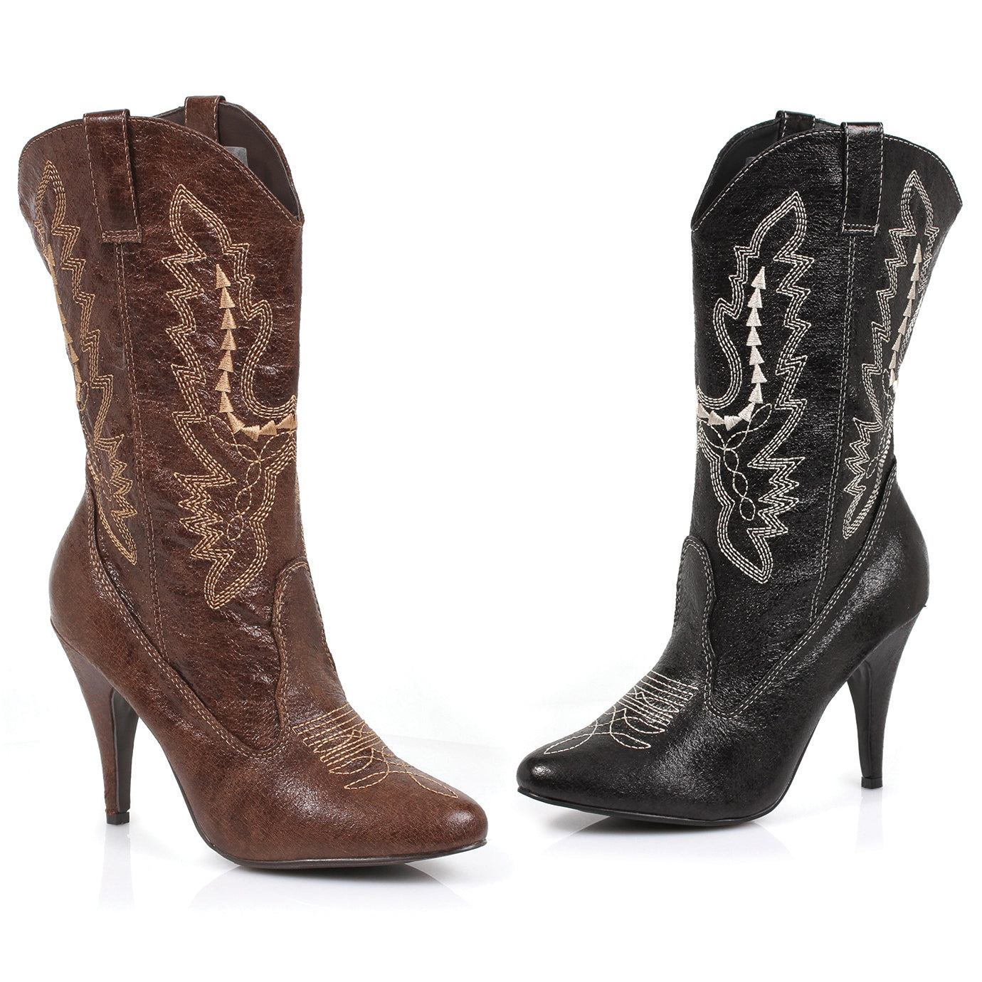 Cowgirl-418 Cowgirl 4" Heel Ankle Boots