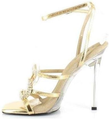 Chantel-508 Rhinestone Snake 5" Heel Sandals