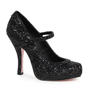 Candy-423 Glitter Mary Jane Pumps