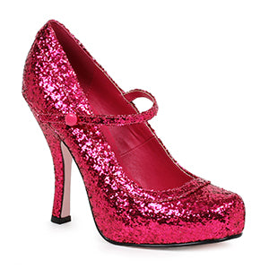 Candy-423 Glitter Mary Jane Pumps