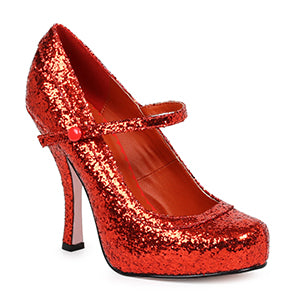 Candy-423 Glitter Mary Jane Pumps