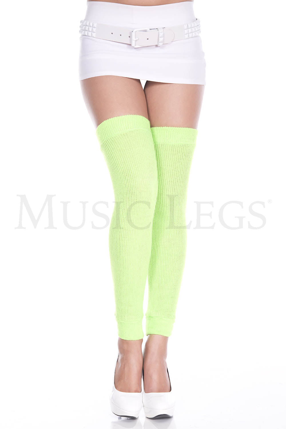 2 Pack Acrylic Footless Thigh High