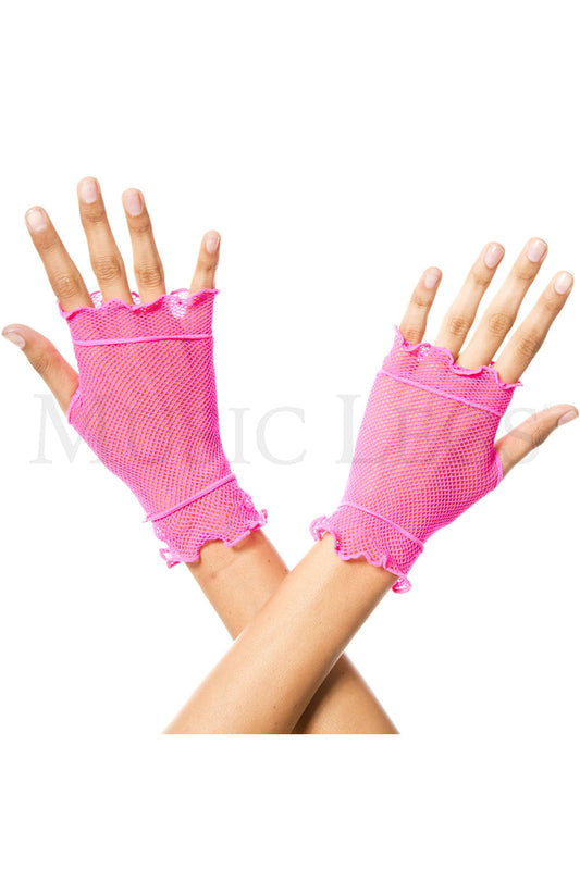 Flirty Fishnet Gloves