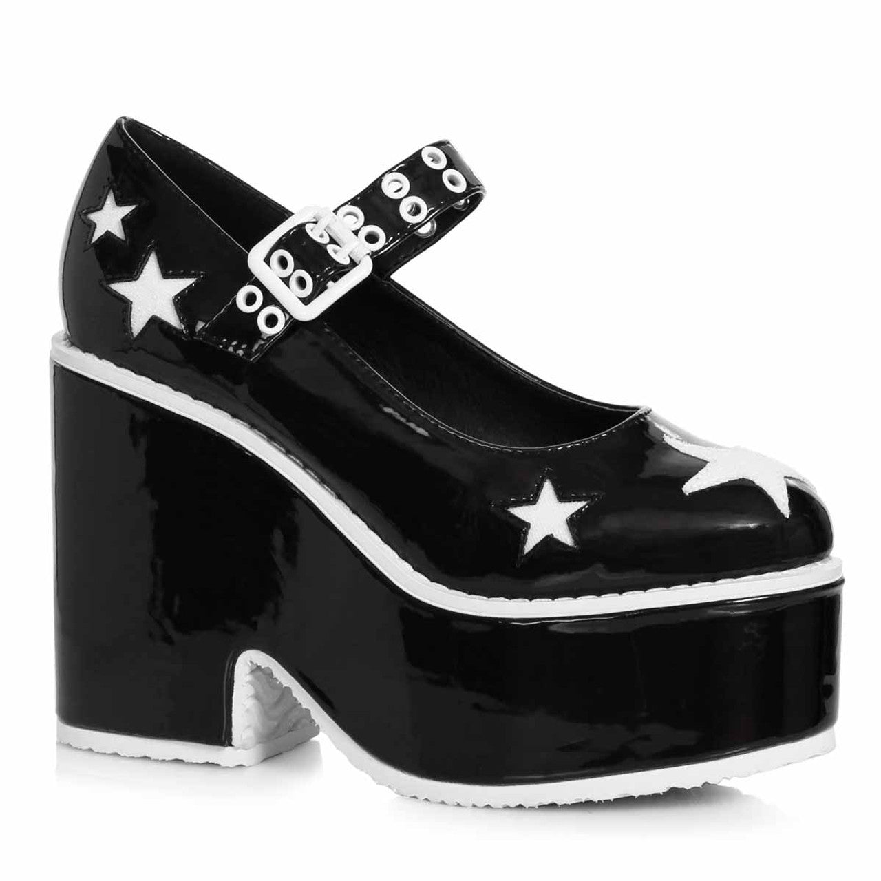 Mina-456 Star Cut-Out Mary Janes