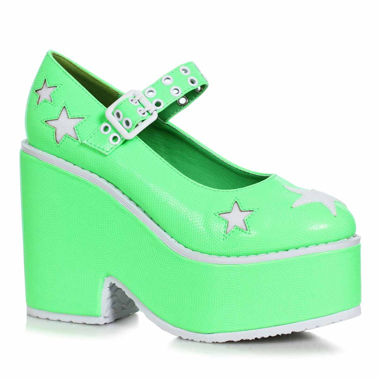 Mina-456 Star Cut-Out Mary Janes