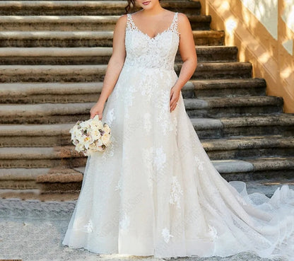 Elegant Lace/Tulle A Line Wedding Gown All Sizes/Colors