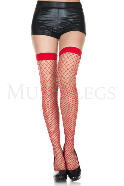 2 Pack Diamond Net Thigh High