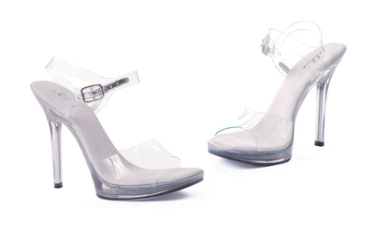 Brook-502 Clear 5" Heel Sandals