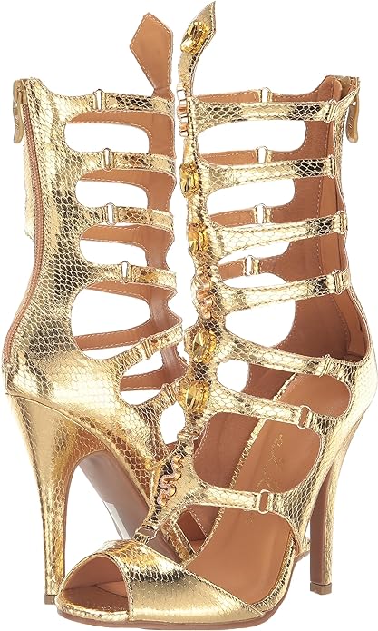 Meena-510 Gladiator Style 5" Heel Sandals