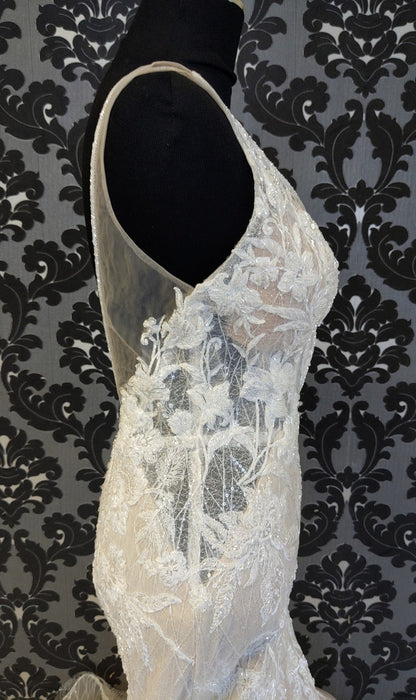 Luna All Over Sparkle Lace Wedding Gown All Sizes