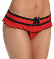 Treasure Lace Crotchless Panty