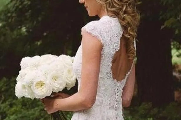 Country High Low Lace Wedding Dress All Sizes/Colors