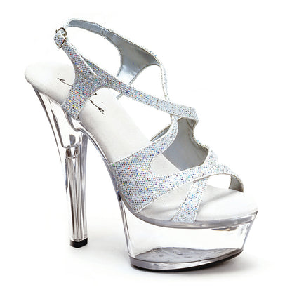 Lance-601-G Glitter 6" Heel Sandals