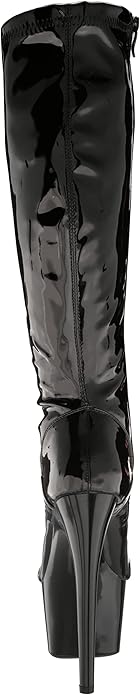 Zemma-709 Stretch Platform Knee Boots