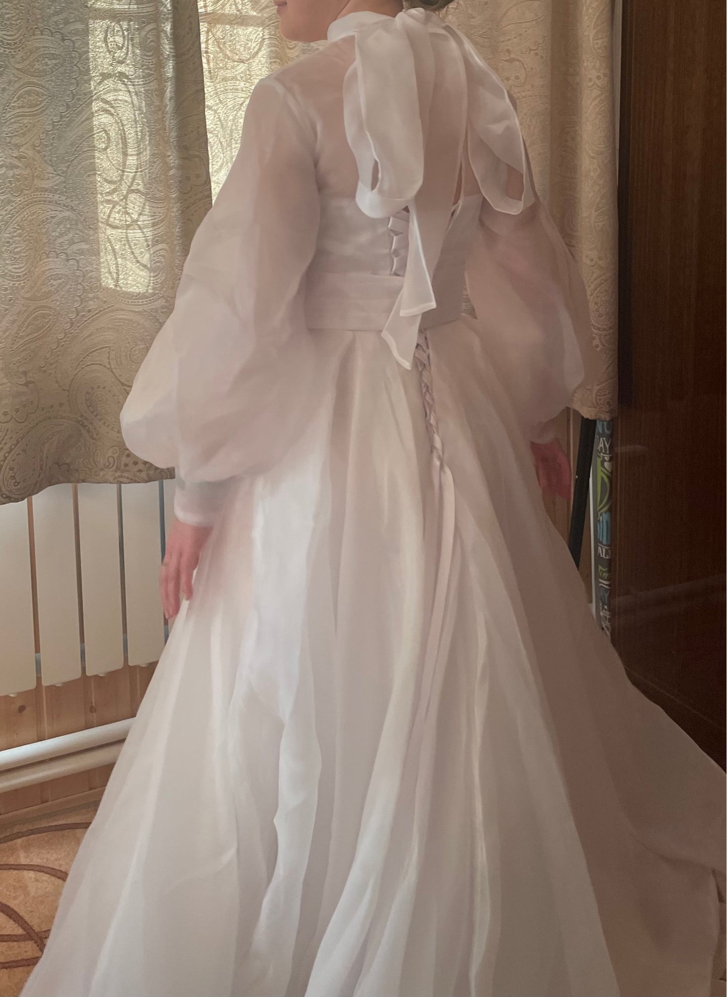 Organza Vintage Wedding Gown