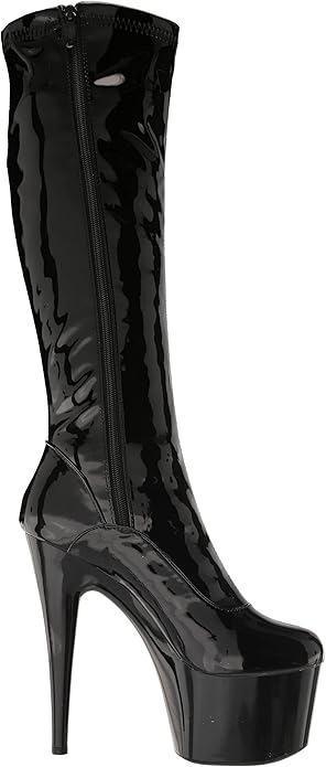 Zemma-709 Stretch Platform Knee Boots