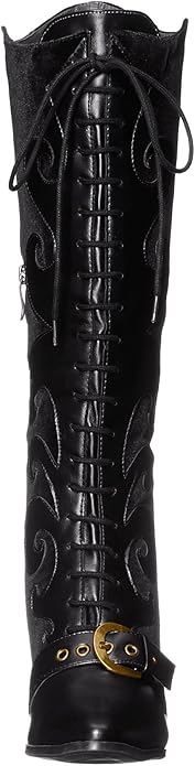 Fain-253 Velvet Witch Boots