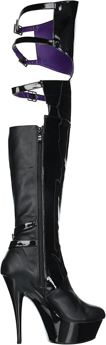 Felicia-609 Cut-Out Thigh High Boots