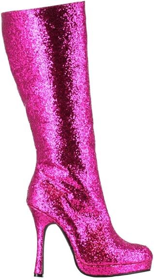 Zara-421 Glitter Knee Boots