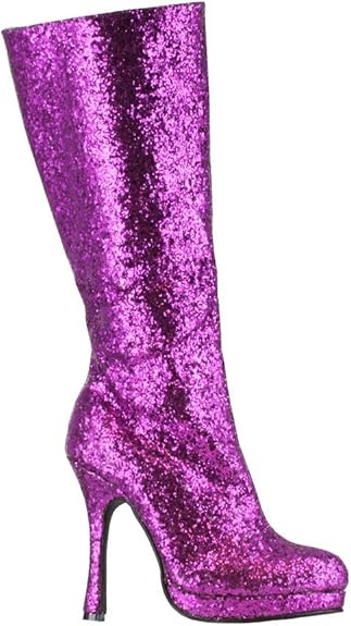 Zara-421 Glitter Knee Boots