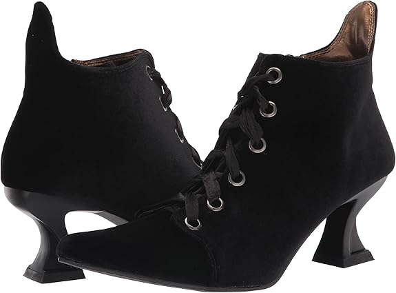 Cordelia-301  Velvet Gothic Booties