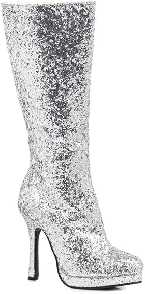 Zara-421 Glitter Knee Boots