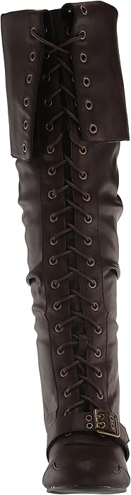 Maude-254 Faux Leather Victorian Pirate Boots