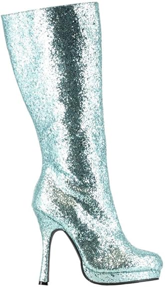 Zara-421 Glitter Knee Boots