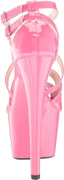 Tina-709 Patent Strappy 7" Platform Sandals