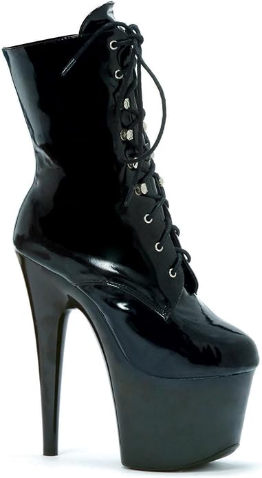 Angela-709 Lace-Up 7" Heel Ankle Boots