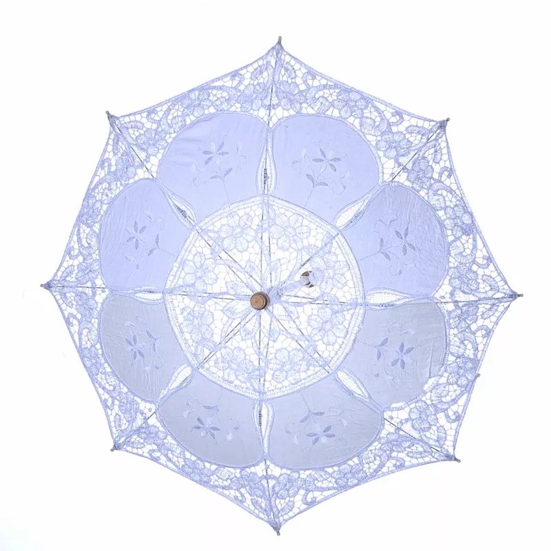 Battenburg Lace Wedding Parasol