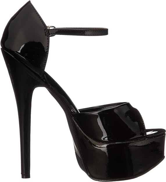 Bambi-652 D'Orsay Patent 6.5" Heel Sandals