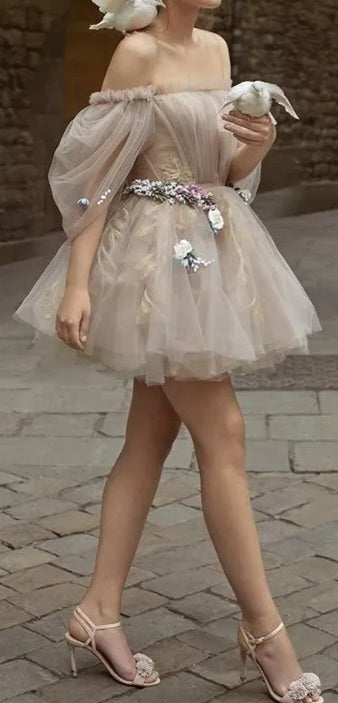 Ariana Tulle Short Whimsical Wedding Dress All Sizes/Colors