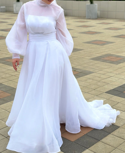 Organza Vintage Wedding Gown